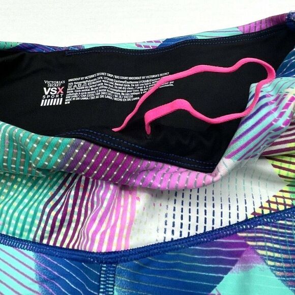 Victoria's Secret Sport Knockout Capri Purple/Blue - Picture 4 of 7